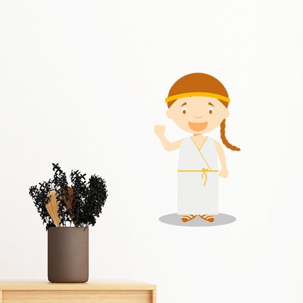 Sticker mural Grèce blanc : créez un coin d'évasion dans votre chambre