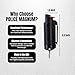 Police Magnum Keychain Pepper Spray Bulk Self Defense Set- Maximum Strength- Belt Clip Safety Key Chains for Women & Men- Made in The USA- 7 Pack Black INJ
