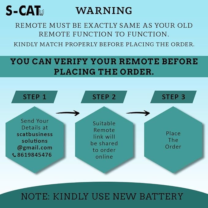 Diwali Offer Buy Now S-Cat Compatible With O General Ac Remote Control Model