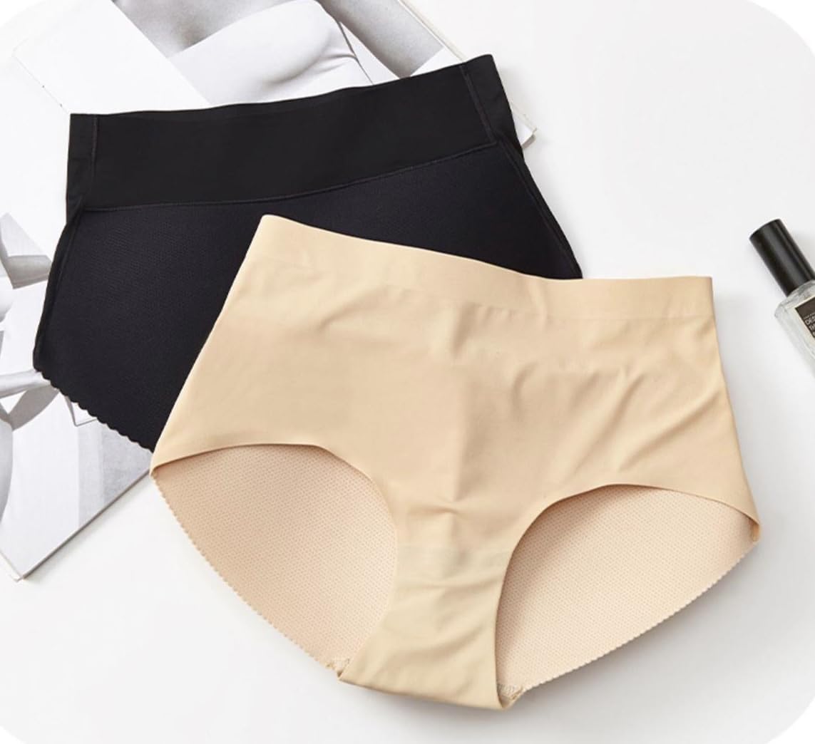 MuistA Damskie majtki push-up slipy wyszczuplające brzuch majtki body shaper Shapewear średnia talia