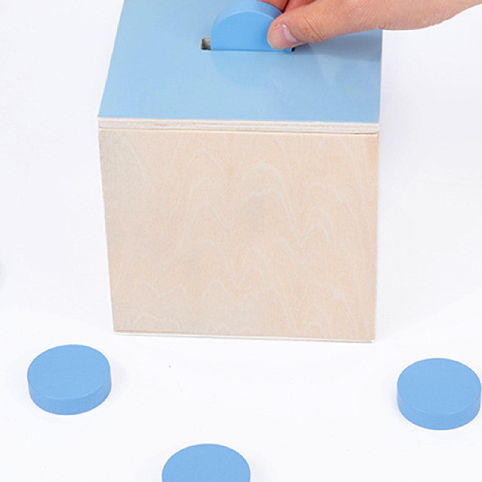 Qianly Set di Costruzioni in Legno, Fattoria, Frutteto E Mattoncini Fai-da-Te per Bambini Piccoli, Multicolore, Scatola di Intelligence 4 in 1
