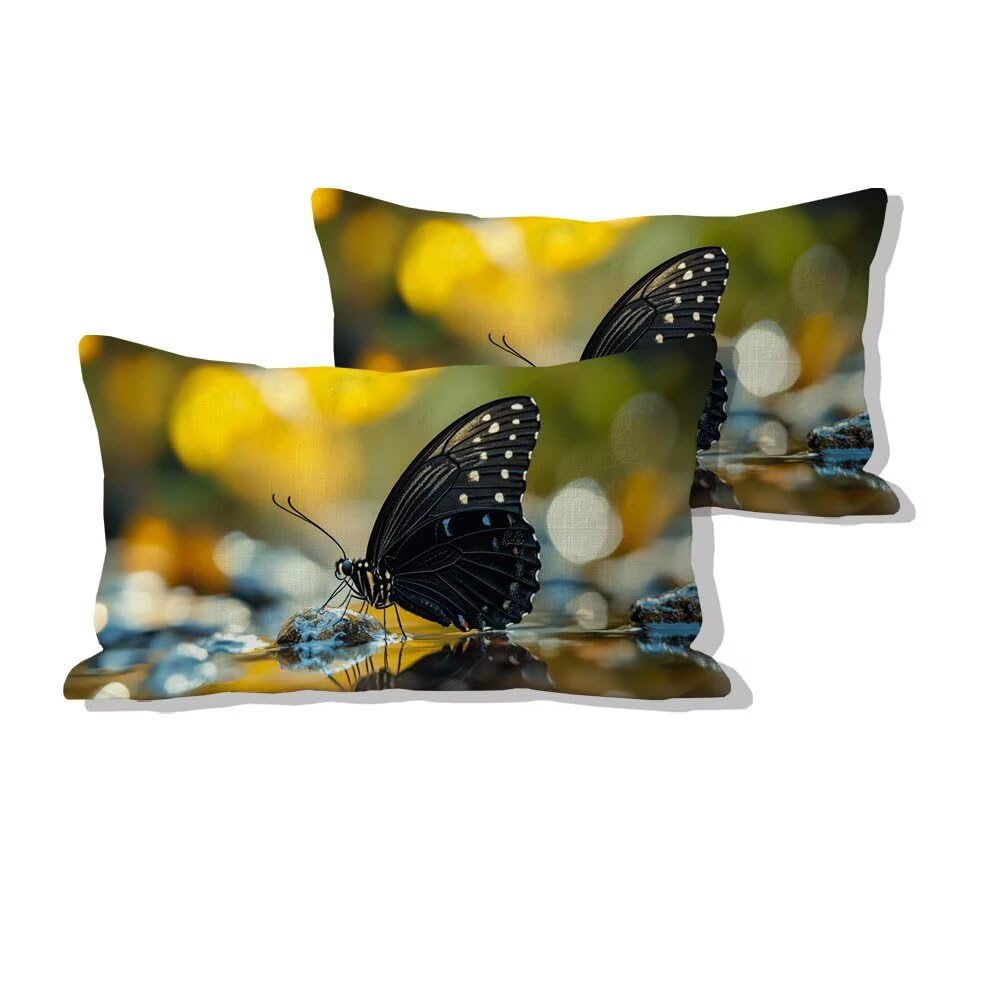 Housses de coussin 50x70cm en velours pour masquer vos vieux oreillers