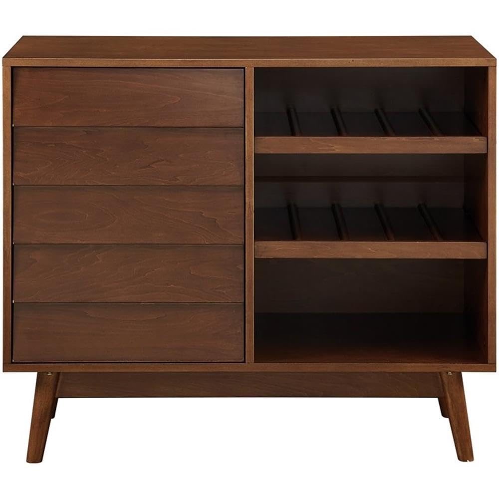Buy Walker Edison Mid-Century Modern Wood Kitchen Buffet Sideboard with ...