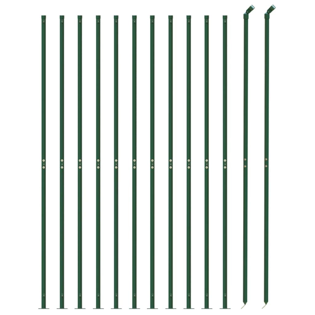 Cerca de Alambre con Brida Malla terraza jardín Malla Verde 1,6x25 m
