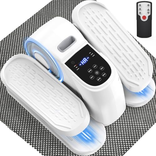 VIVURN® 028 Under Desk Elliptical 12 Speed 5 Modes Motorized Leg Exerciser While Sitting for Seniors As Seen on TV Low Impact Electric Pedal Exerciser with Non-Slip Mat Quiet for Home and Office