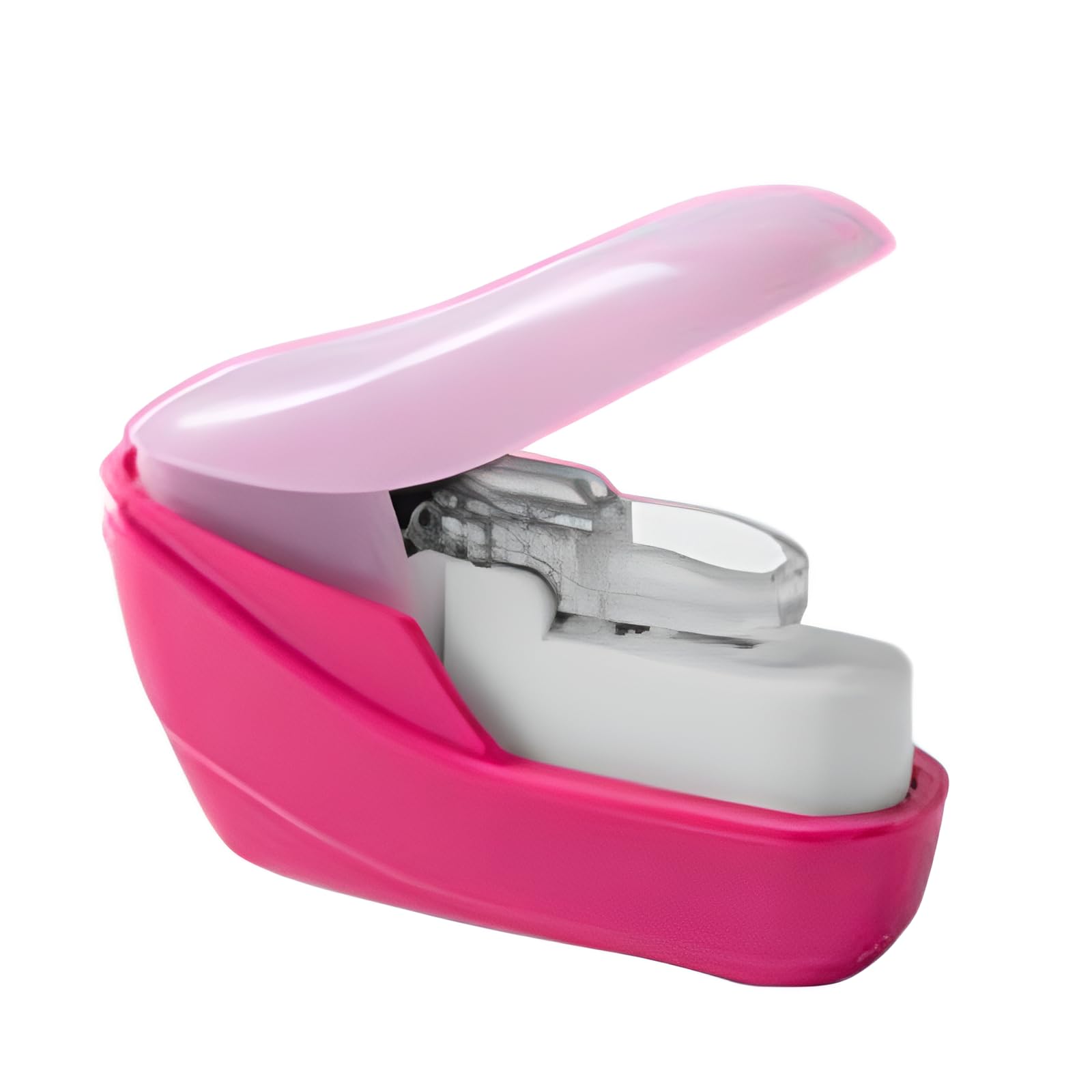 Cociliye No Needles Stapler, Safe for Kids, Labor Saving Design, Staples, No Holes, No Needles, Paper Clinch Mini, Compact Size, Space Saving, Multi-page Support, Office, Home, Environmentally : Offic