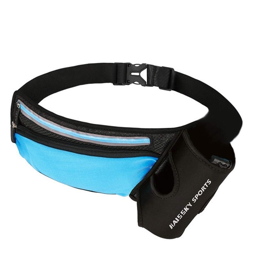 Laufgürtel Laufen Marathon Hüfttasche Sport Klettern Wandern Racing Gym Fitness Leichter Trinkgürtel Wasserflasche Hip Hüfttasche 259 (Color : Pink Color)