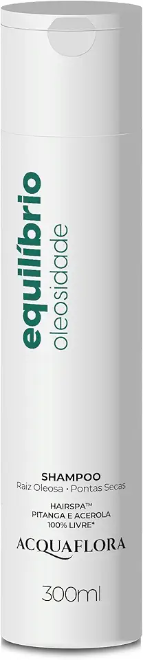 Acquaflora Shampoo Equilíbrio Oleosidade Raíz Oleosa Pontas Secas