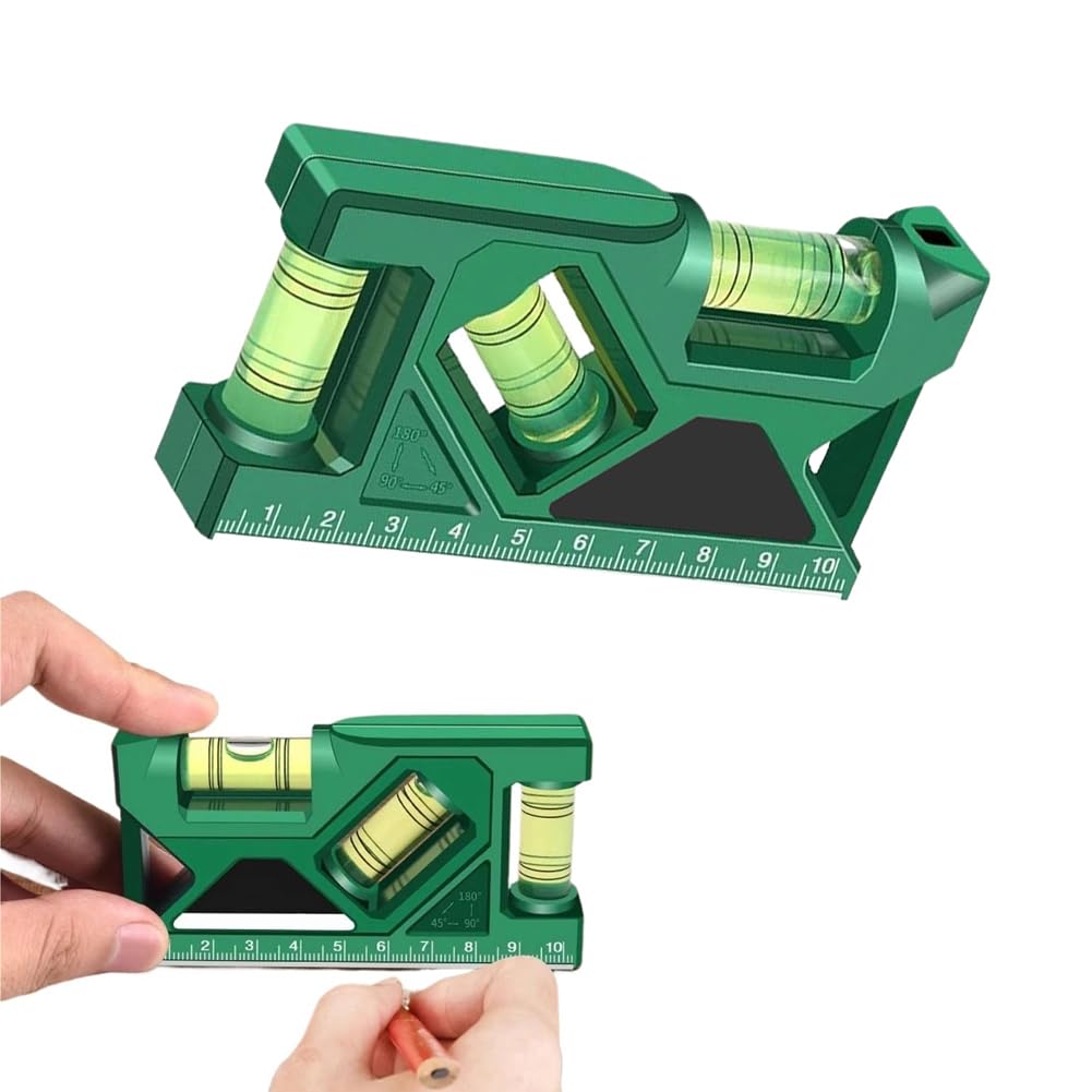 Serplex® Magnetic Level Tool with 3 Bubble Vials for Horizontal Vertical & 45° Angles, Durable ABS Body, Strong Magnetic Base, High Precision Leveler for Construction, HVAC, Home & Office Projects-image-6