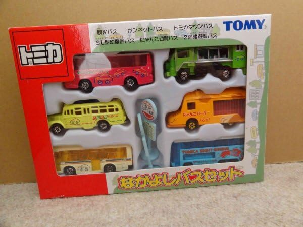 Amazon.co.jp: トミカ なかよし バスセット 観光バス ボンネットバス
