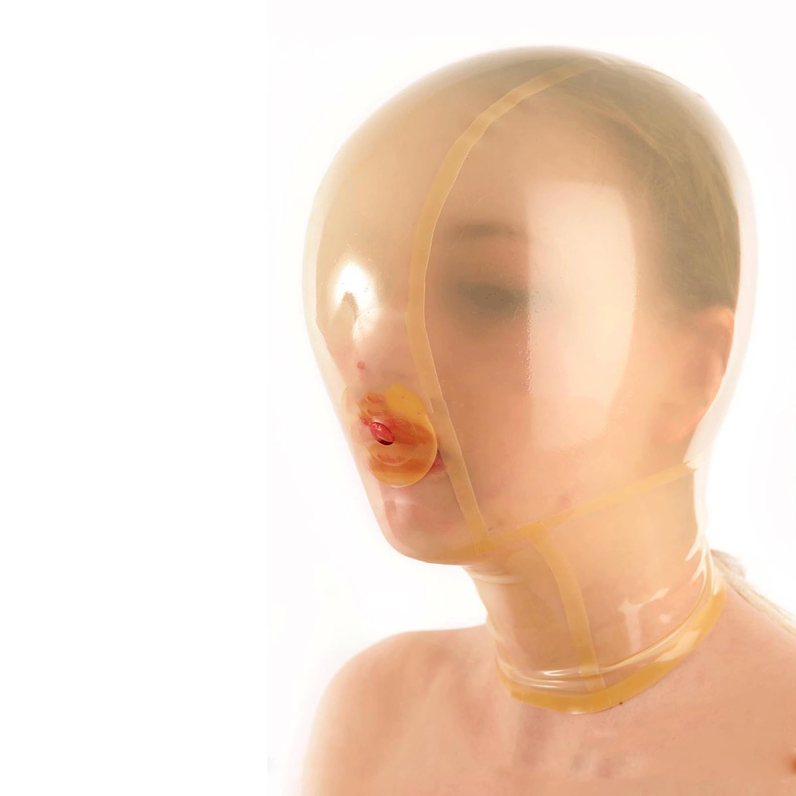 Masque de bondage cagoule SM avec trous de respiration pour mascarade