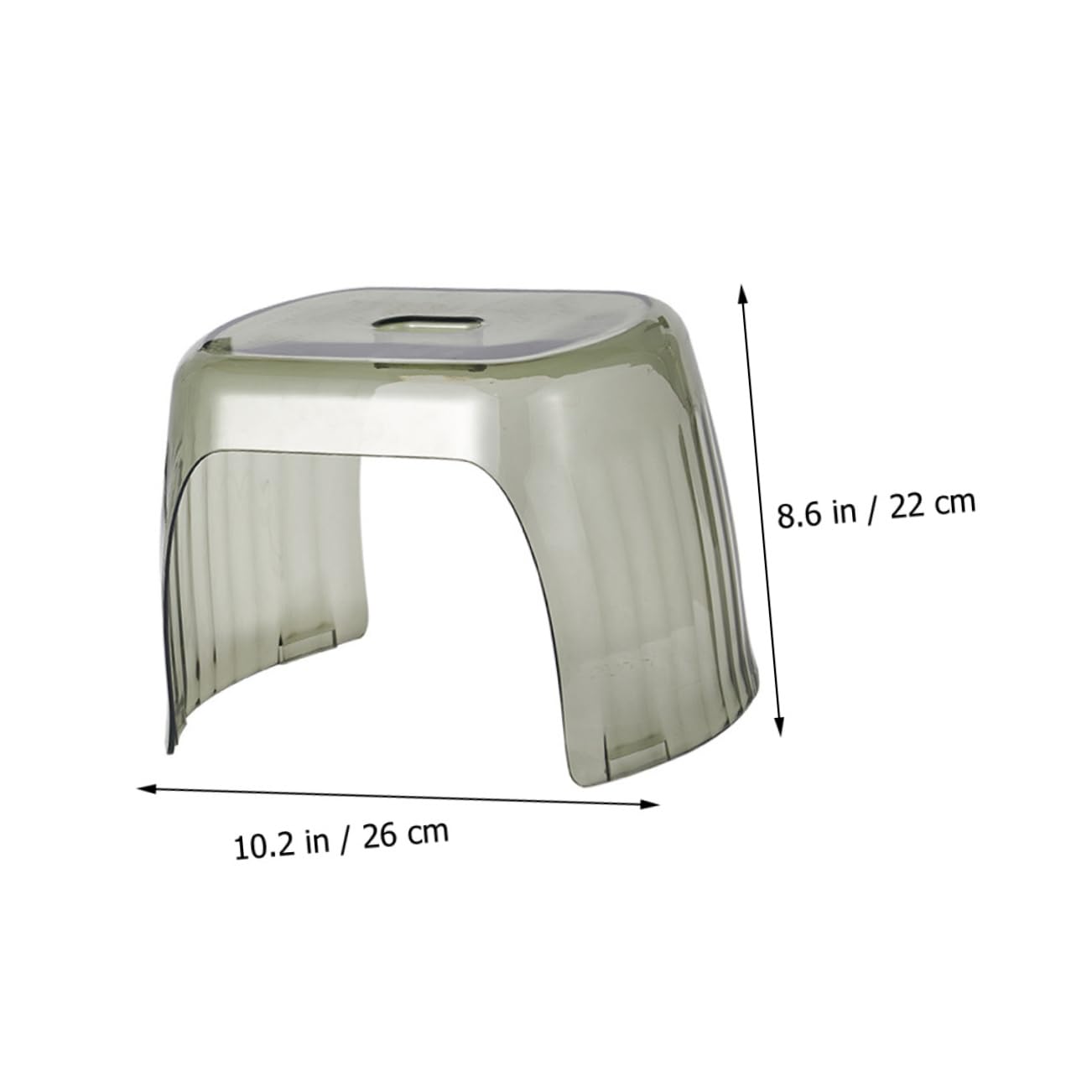 ibasenice Children's Squatting Stool Anti-Slip Footstool for Adults Home Footrest Comfortable Step-up Stool Toilet Stool Bathroom Supply