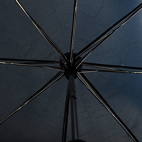Compact Umbrella - Navy Blue - Great For Travel - Lightweight - 41" Across - 20.5" Long - Push Button Auto Open - Polyester - Flat Top - 12 Pack #TOP1