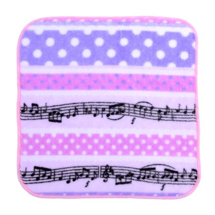 COLORFUL CANDY STYLE ハンカチタオル 単品 今治 奏でるメロディー弾ける水玉リズム N8605010