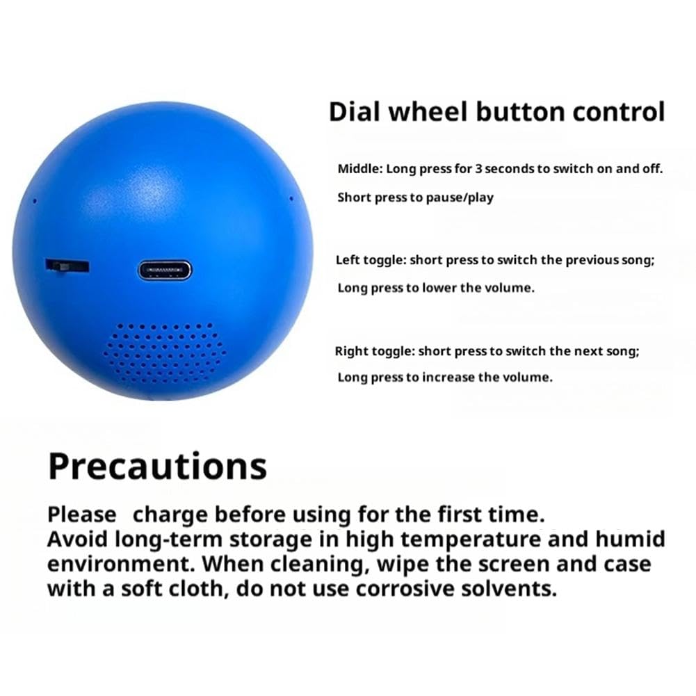 Lecteur vidéo Crystal Ball, album photo numérique à ultrasons 3D, boules de lampe vidéo à ultrasons avec contrôle par application, vidéos et photos téléchargeables, anniversaire, cadeau d'anniversaire