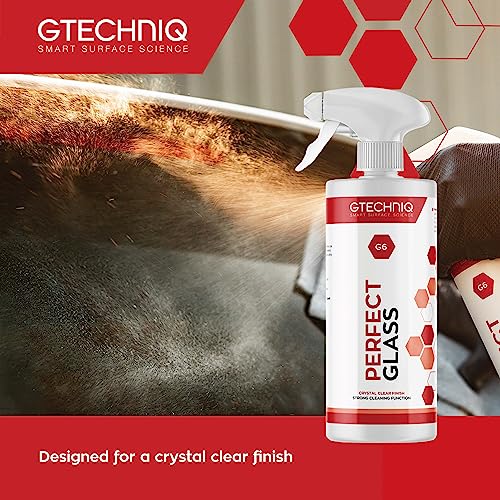 Gtechniq G6 Perfect Glass Window Cleaner, Anti-Static Window Cleaning Equipment Leaves No Smears or Streaks, High-Performance Car Glass Cleaner, 500ml - Image 3