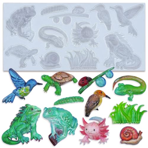 Funshowcase Teich Tier Silikonform Gießform 4946