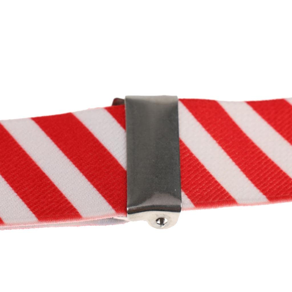 Unisex Adult Adjustable Suspender American Flag Stars Clip-on Braces #2-image-31