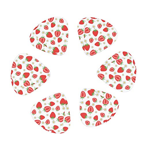 Médiators en celluloïd coloré Strawberry 3 épaisseurs différentes pour basse, amateurs de musique, guitares, électriques et acoustiques avec 0,46 mm, 0,71 mm, 0,96 mm - Les Beatles, Paul McCartney, John Lennon, RIngo Starr, George Harrison Médiators en celluloïd coloré Strawberry 3 épaisseurs différentes pour basse, amateurs de musique, guitares, électriques et acoustiques avec 0,46 mm, 0,71 mm, 0,96 mm – Image 3