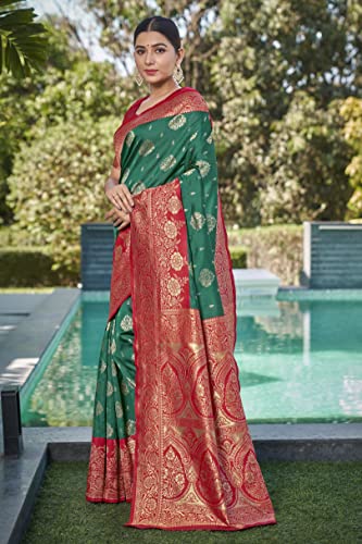 Image of Glory Sarees Women's Banarasi Silk Saree With Blouse Piece (Rich Silk101 Parent)