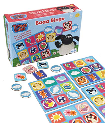 Shuffle Baaa Combina Amigos | Desarrollo de Habilidades sociales y coordinación, Gran Regalo para niños a Partir de 3 años, Multicolor (Cartamundi Timmy Time Bingo)