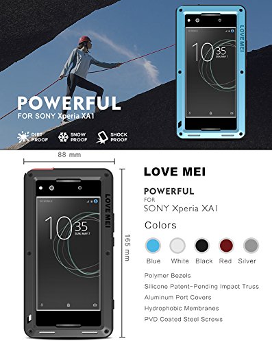 Love Mei, custodia robusta in alluminio per Sony