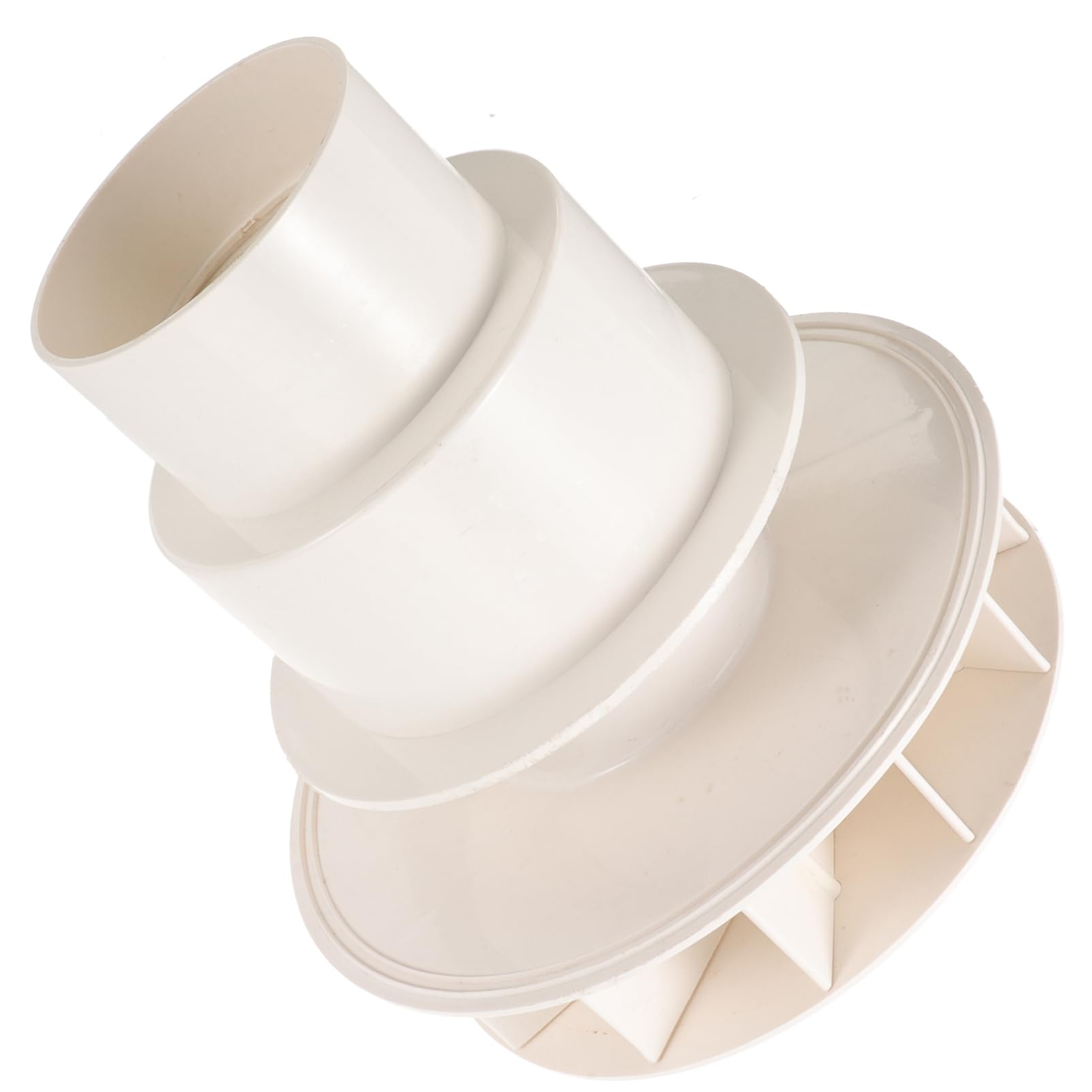 Uonlytech Filtro Colador de Bajante de Canalón Pvc Blanco Sifón para Desagüe de Bajante que Previene Inundaciones y Rebosamientos en Drenaje de Agua de Lluvia