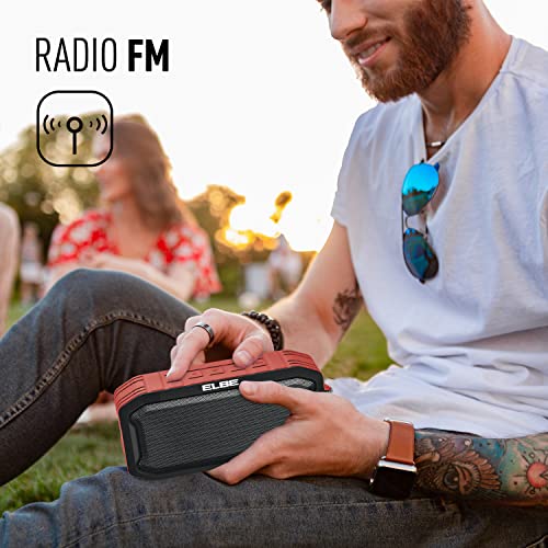 Elbe Altoparlante Bt 5W Rosso IPX7 Tws ALT-R15-TWS - 11