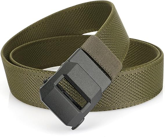 Exteriorm-U Belt, Men's Adjustable Nylon Belt With automatic buckle for Men, Outdoor, Work, Hiking