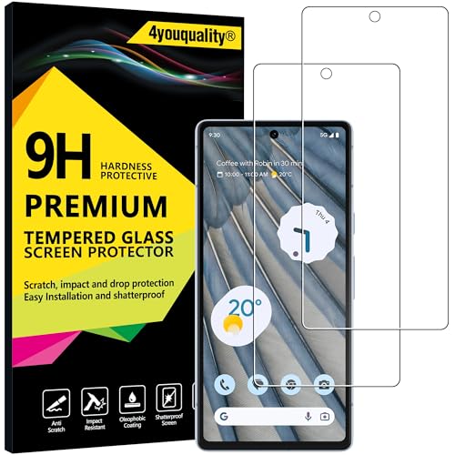 4youquality Screen Protector for Google Pixel 7A (6.1-Inch) Tempered Glass Film 2-Pack [LifetimeSupport][Impact-Resistant][Anti-Scratch]