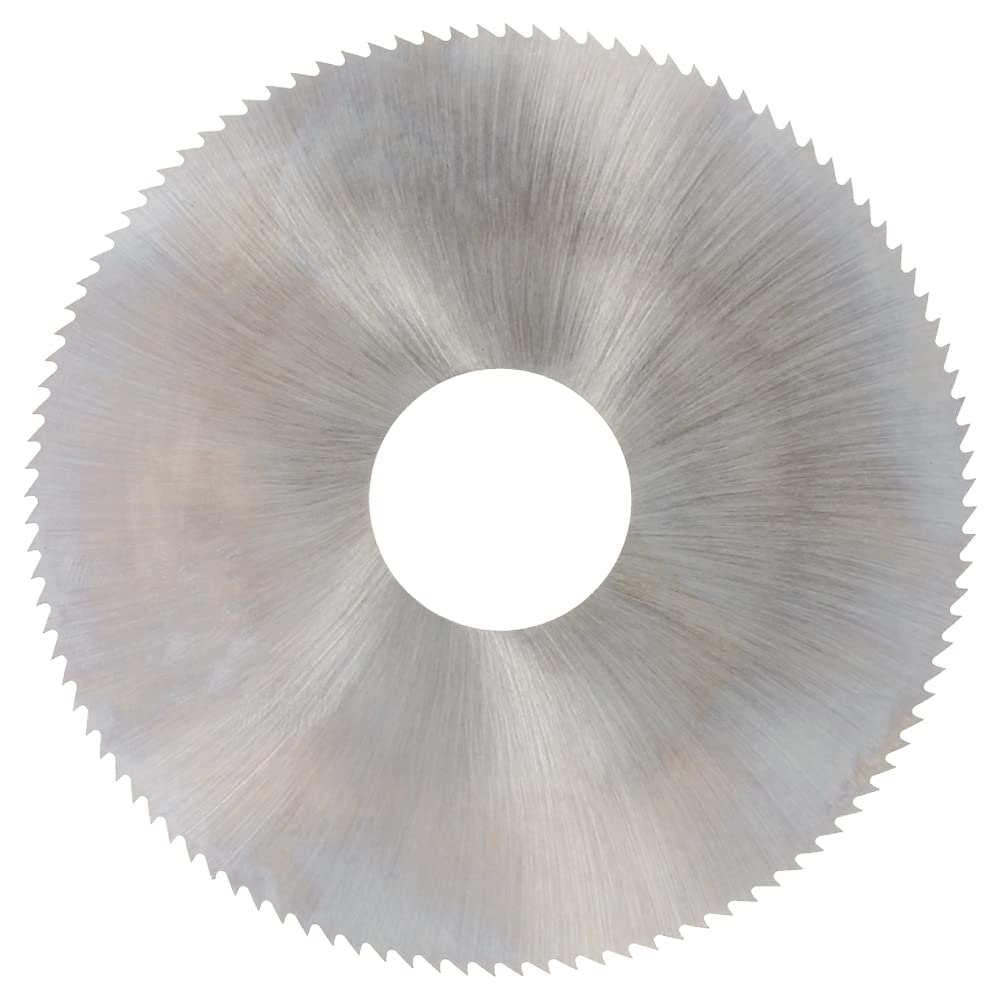 Auniwaig 80mm HSS Circular Saw Blade, 108T High Speed Steel Cutting Disc, 2.5mm Thick Circular Cutting Wheel with 22mm Arbor, for Rotary Tools, Wood Plastic Metal Cutting