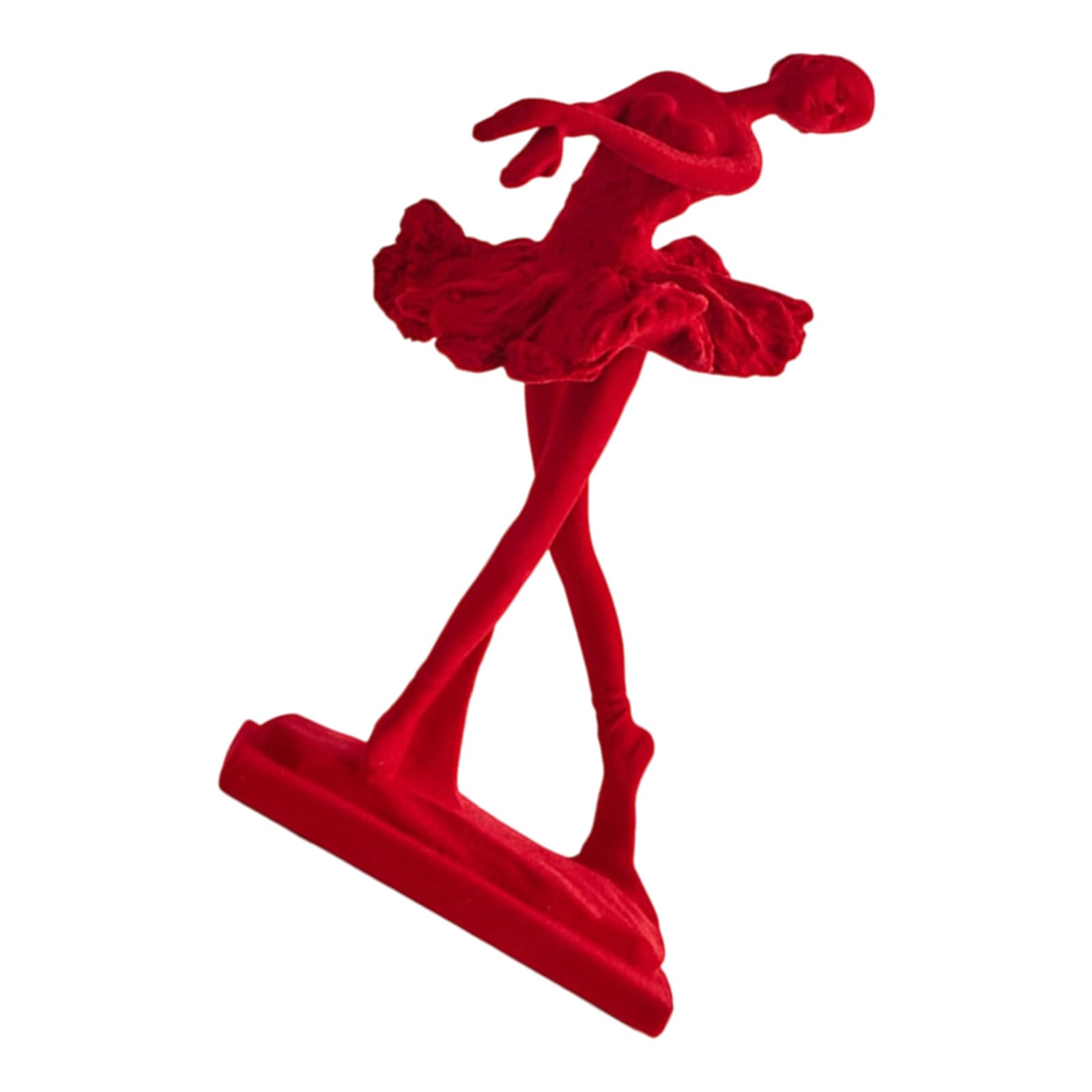 Figurine de ballet en résine : sculpture artistique haut de gamme pour intérieur contemporain
