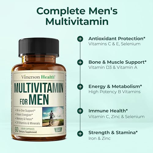 image for Vimerson Health Multivitamin for Men – Essential Mens Multivitamins 