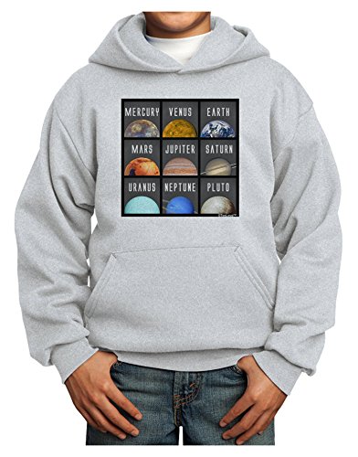 TOOLOUD Solar System Squares Youth Hoodie Pullover Sweatshirt