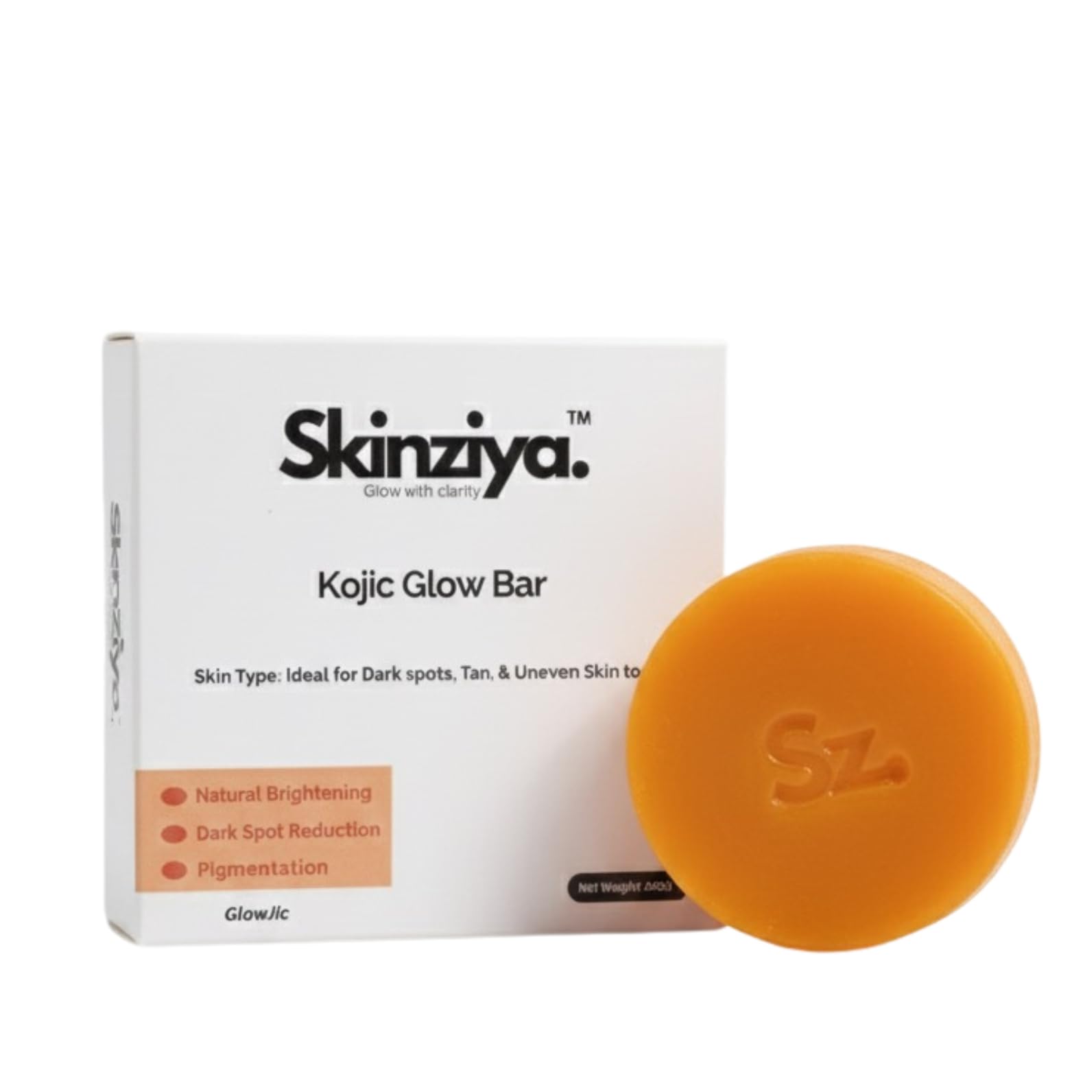 Glowjic Kojic Acid Soap 1% Kojic Acid with Licorice, Papaya & Turmeric | Brightening, Dark Spots Reduction & Even Tone Body Cleanser | Gentle & Non Drying Formula-image-17