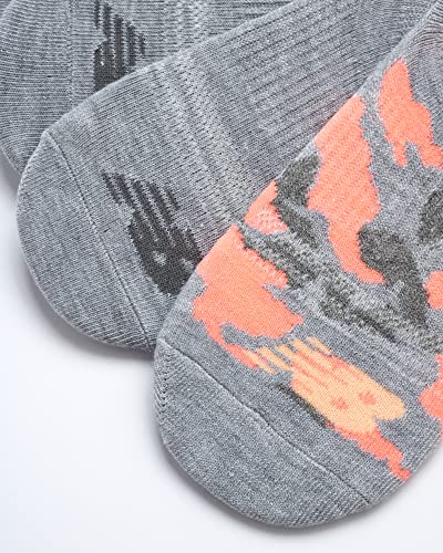 New Balance Women's No Show Sport Liner Socks With Moisture Wicking Technology (6 Pack), Size 4-10, Grey Assorted #TOP4