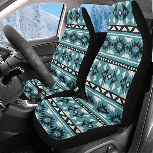 Housse de sieges auto lavable amérindienne 52x138cm élastique