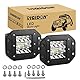 RIGIDON 2 Pcs LED Scheinwerfer Arbeitsscheinwerfer, 12V 24V 5 Zoll 13cm 42W Spot Strahler, Offroad Beleuchtung für Auto SUV ATV, Traktor, LKW, 4x4 Nebelscheinwerfer, Arbeitslicht 6000K