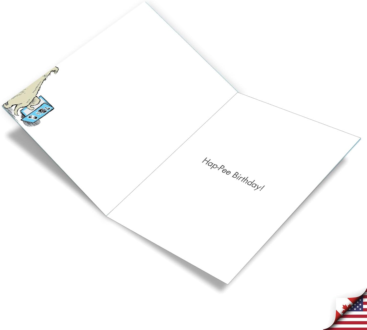 NobleWorks - 1 Big Funny Birthday Cartoon For Men and Women (8.5 x 11 Inch) - Jumbo Comic Humor, Group Greeting with Envelope - Frank's Card J2616BDG - Image 2