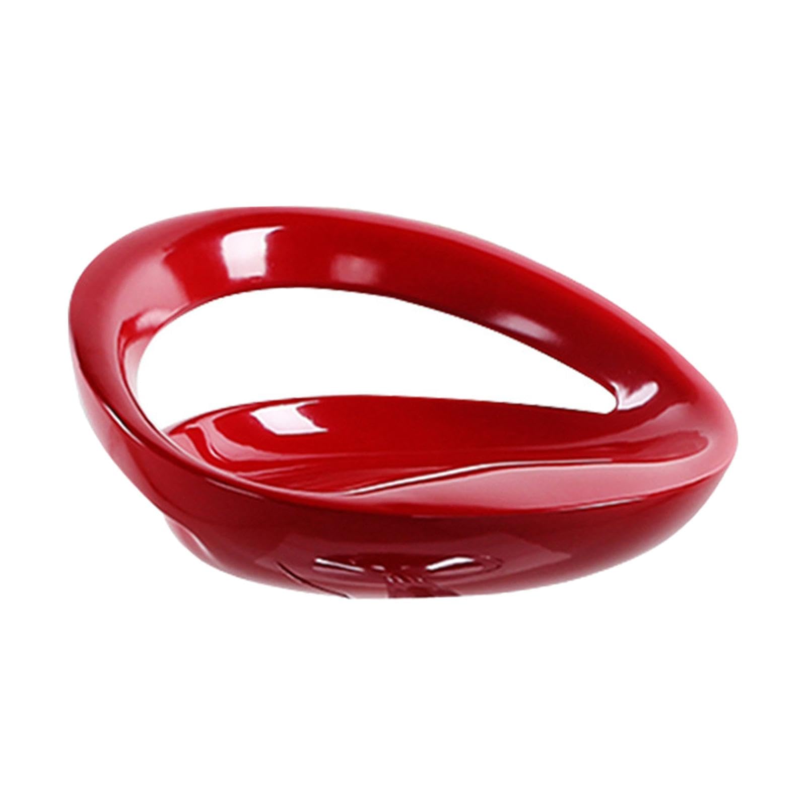 Tabouret de bar pivotant rouge moderne pour comptoir de cuisine et séjour