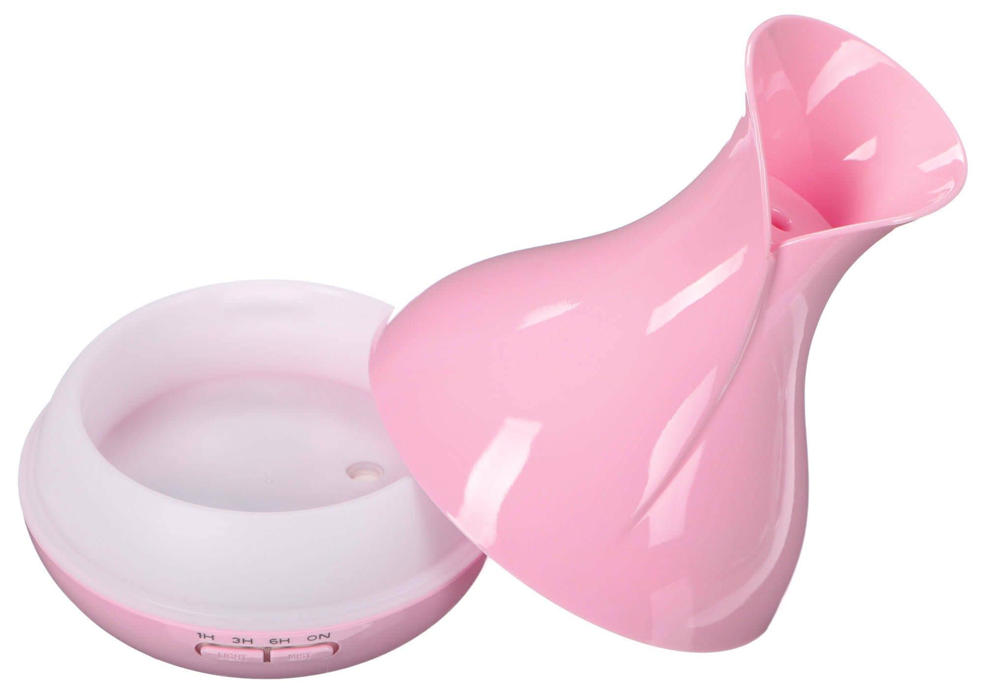 Vulcan Difusor Aroma Madera Rosa 350ml Humidificador Ultrasónico para Humidificación y Fragancia de Hogar, Dormitorio, Oficina Aromaterapia para Aceites Esenciales