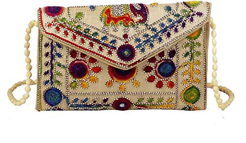 Babbotty Present Designer Rajasthani Style cotton with Purse Women handbag Handicrafts Handmade Decorative Pure Silk Jaipuri Gifting Royal Clutch Multicolour (B09JZPJ1SH) Amazon Price History, Amazon Price Tracker
