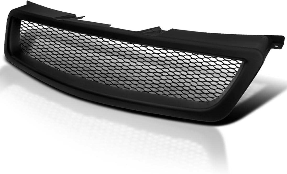 Spec-D Tuning Mesh Honeycomb Style Bumper Grille Matte Black Compatible with Nissan Altima 2005-2006
