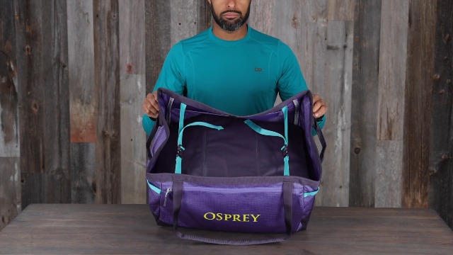 Osprey Transporter 60L Heavy Duty Gear Tote, Raven Black : Clothing, Shoes & Jewelry