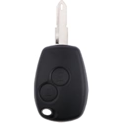 Clave Autenticacion Dacia Duster Carcasa para Llave con Mando a Distancia de 2 Botones, para Renault Duster Logan