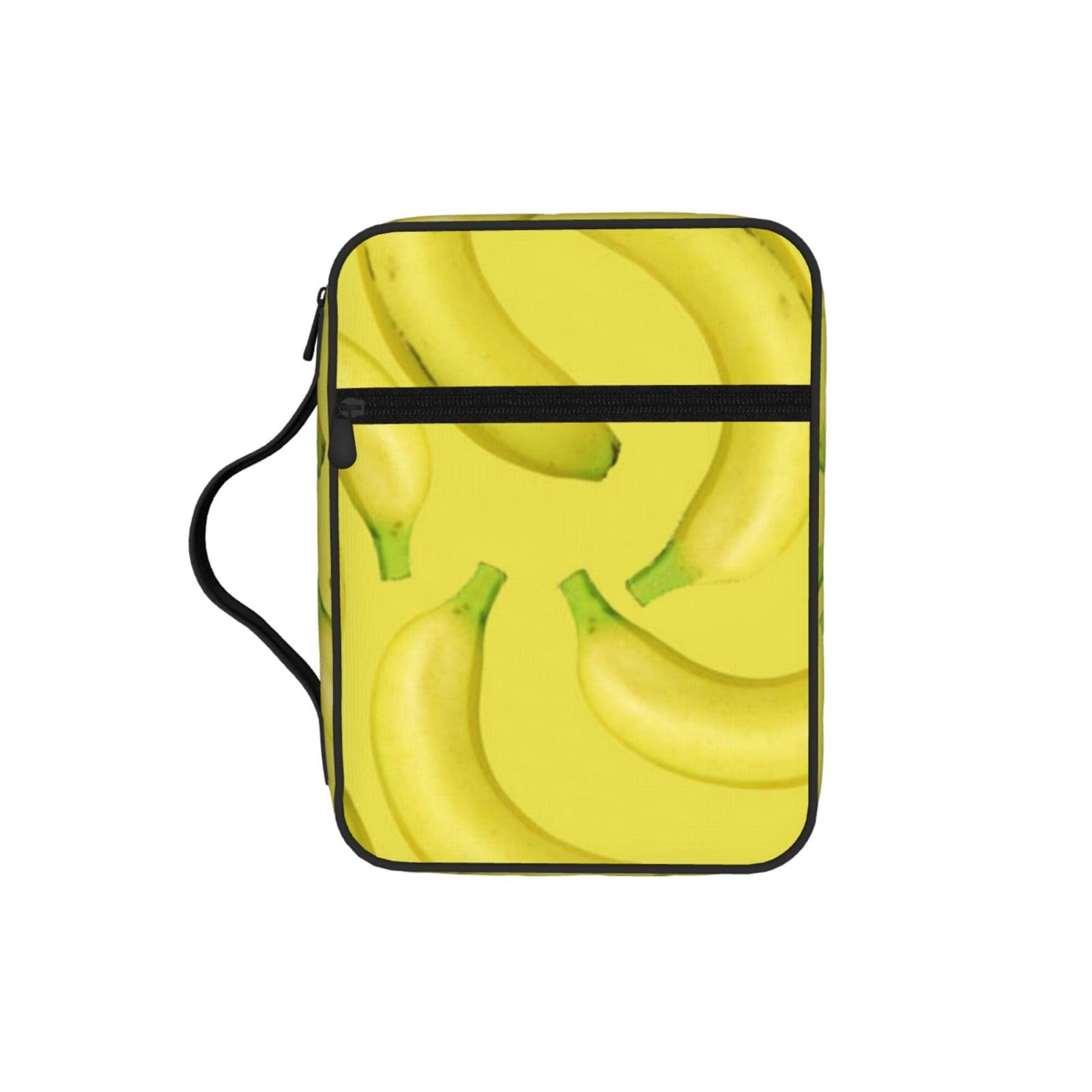 Banana Pattern Bible Cover Case Waterproof Bible Bag With Handle Organizer Storage Book Cover For Bible Study