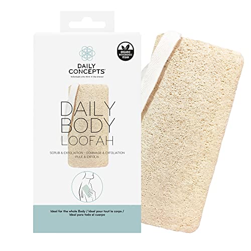 Daily Concepts Daily Loofah Plush Scrub to Cleanse and Gently Exfoliate your Body to Attain Baby Soft Skin, Suitable and Safe for All Skin Types 43g Cover