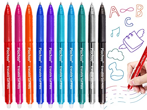 Bolígrafo borrable Piochoo 0.7mm punta fina gel multicolor miniatura 1