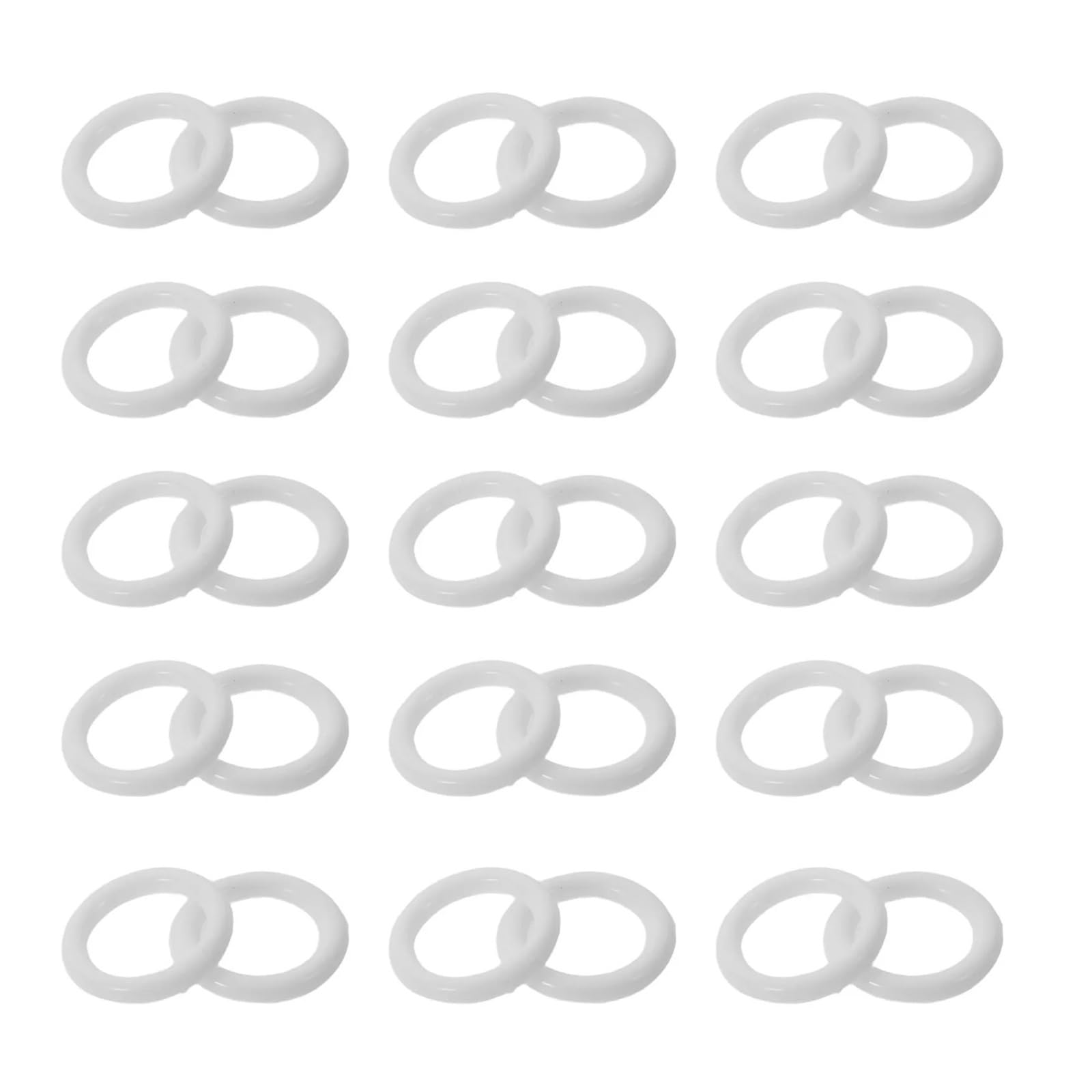 Curtain Grommets 200Pcs Curtain Accessories Plastic Fasteners Reducing Shower Grommet Rings Window Drapery Repair Eyelets for Curtains Drape