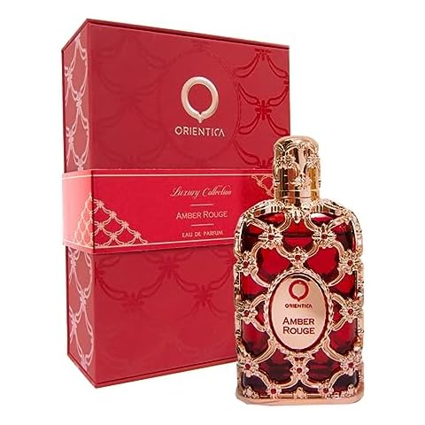 Orientica Amber Rouge 80ml Eau de Parfum Spray | Luxurious Unisex Fragrance with Amber and Seaweed Cover